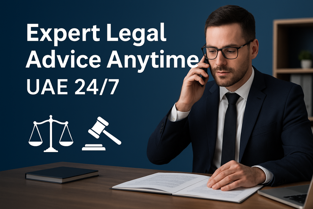 Legal Consultation 24/7 in UAE | Expert Legal Advice Anytime