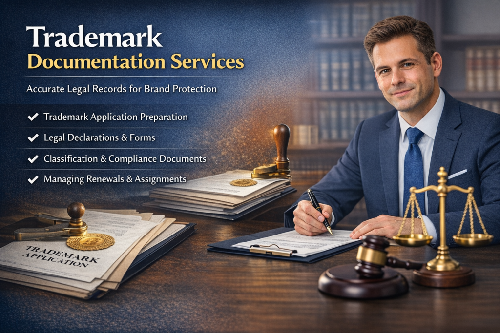 Trademark documentation services