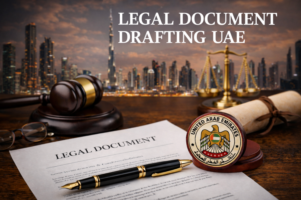legal document drafting uae