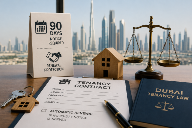 Notice Dubai Tenancy Contract Renewal
