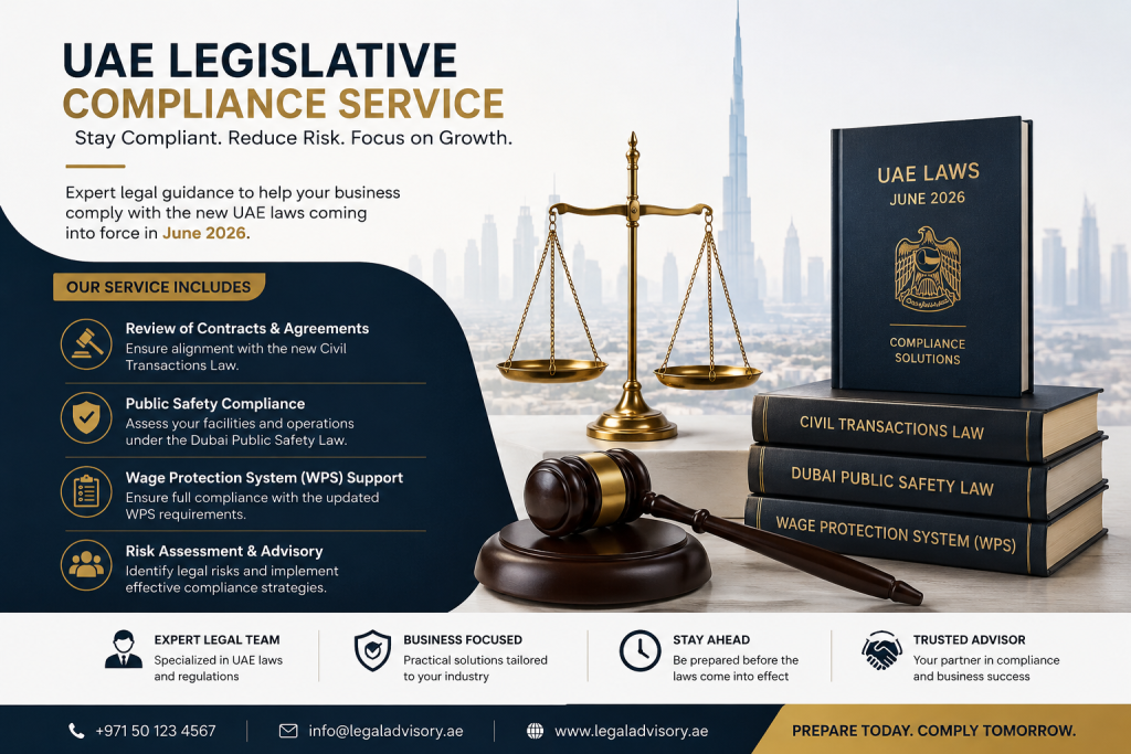 UAE Legislative Changes Taking Effect in June 2026